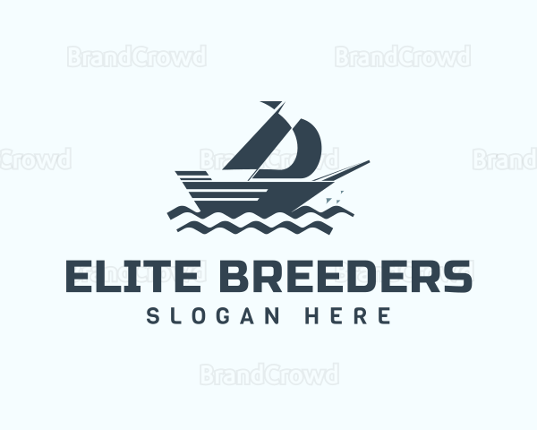 Sailing Boat Yacht Logo