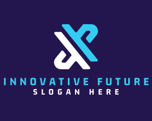 Future - Futuristic Tech Letter X logo design