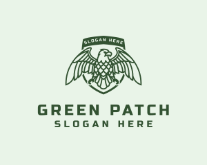 Patch - Military Eagle Shield logo design