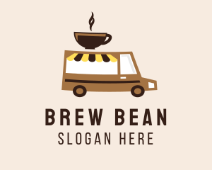 Coffee - Coffee Cart Delivery Truck logo design