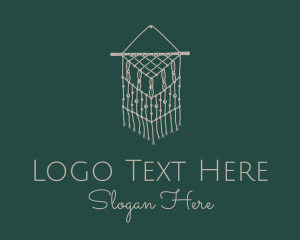 Home Decor - Macrame Beads Tapestry logo design