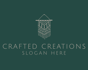 Macrame Beads Tapestry logo design