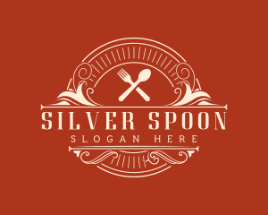 Restaurant Fork Spoon logo design