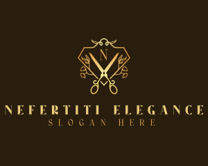 Luxury Brand Scissors logo design