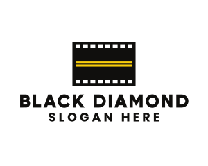 Road Filmstrip Cinema logo design