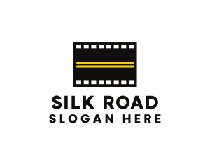 Road Filmstrip Cinema logo design