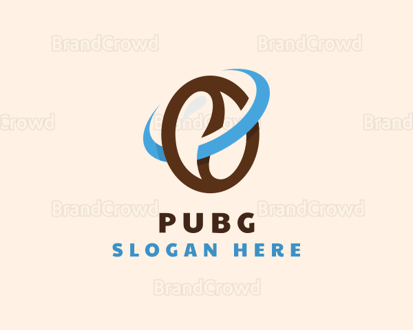 Coffee Bean Loop Logo