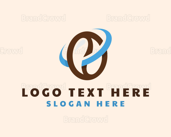 Coffee Bean Loop Logo