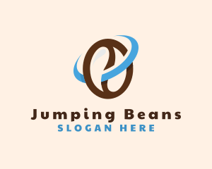 Coffee Bean Loop logo design