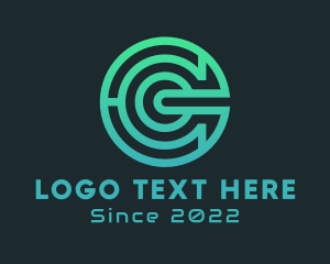 Crypto - Fintech Company Letter C logo design
