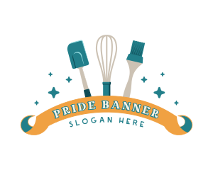 Kitchen Baking Utensils logo design