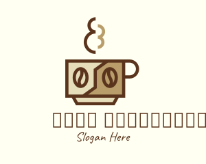 Brewed Coffee Cup Logo