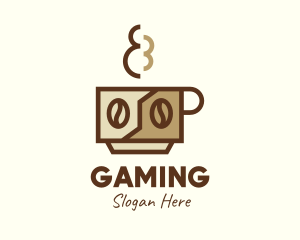 Brewed Coffee Cup Logo