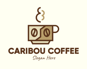 Brewed Coffee Cup logo design