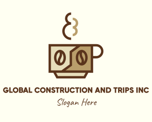 Beverage - Brewed Coffee Cup logo design