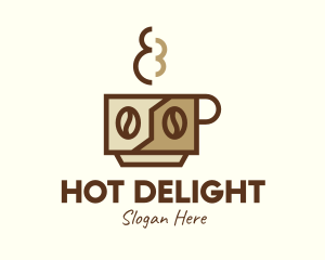 Brewed Coffee Cup logo design