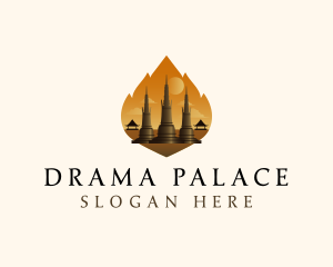 Thai Temple Landmark logo design