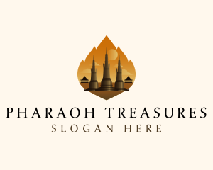 Thai Temple Landmark logo design