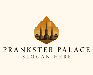 Thai Temple Landmark logo design