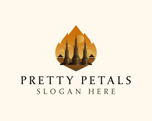 Thai Temple Landmark logo design