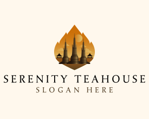 Thai Temple Landmark logo design