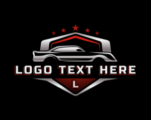 Driving - Motorsport Car Racing logo design