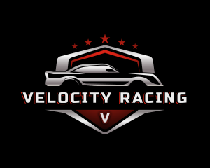 Motorsport Car Racing logo design