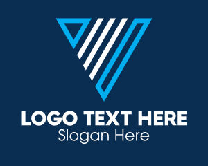 Stripes - Business Triangle Stripes logo design