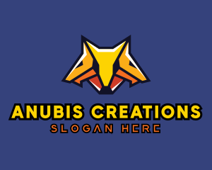 Egyptian God Anubis logo design