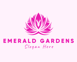 Lotus Beauty Flower logo design