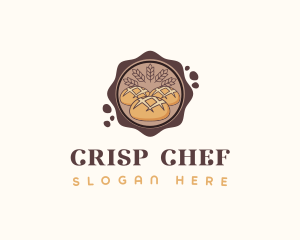 Baked Bread Pastry logo design