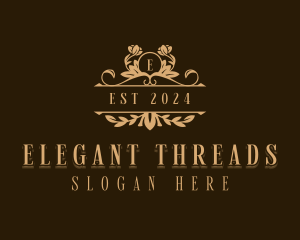 Floral Elegant Boutique logo design