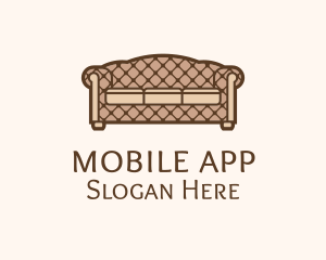 Retro Sofa Furniture Logo