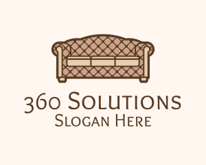 Retro Sofa Furniture logo design