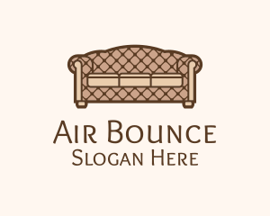 Retro Sofa Furniture logo design