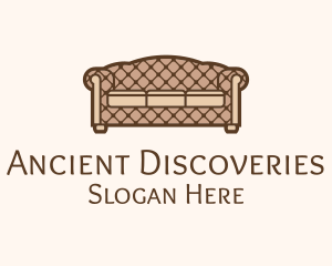 Retro Sofa Furniture logo design