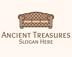 Retro Sofa Furniture logo design