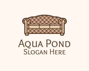 Retro Sofa Furniture logo design