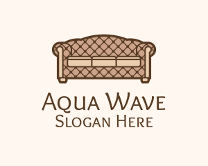 Retro Sofa Furniture logo design