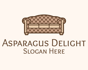 Retro Sofa Furniture logo design