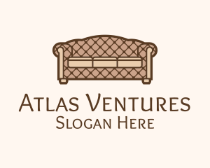 Retro Sofa Furniture logo design