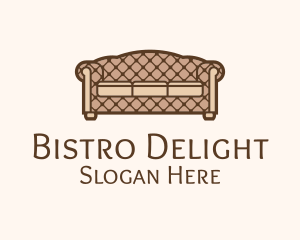 Retro Sofa Furniture logo design