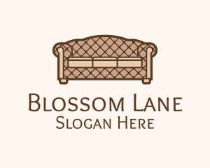 Retro Sofa Furniture logo design