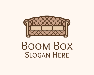 Retro Sofa Furniture logo design