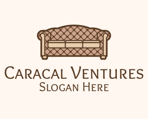 Retro Sofa Furniture logo design