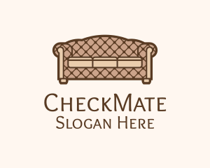 Retro Sofa Furniture logo design