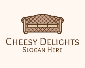 Retro Sofa Furniture logo design