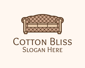 Retro Sofa Furniture logo design