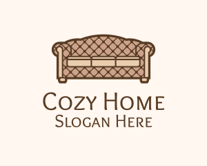 Retro Sofa Furniture logo design