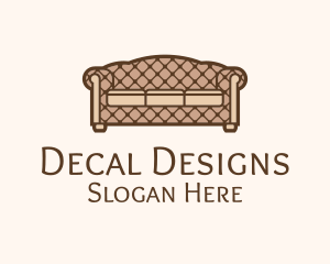 Retro Sofa Furniture logo design